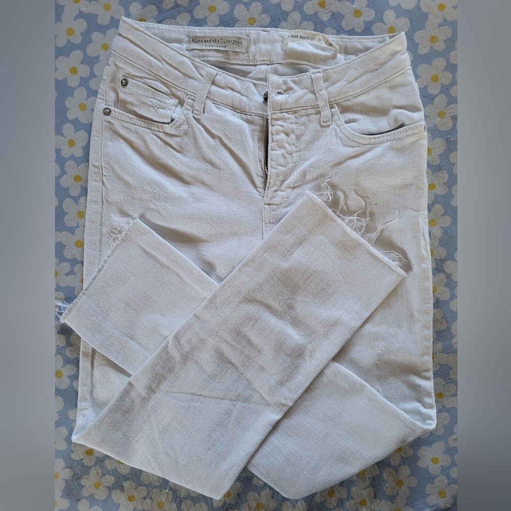 Size 26 Bundle✨️ Pilcro White High-Rise Bootcut & Kancan Black Button High Rise